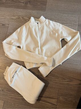 BO + TEE Ribbed Zip Up & Leggings